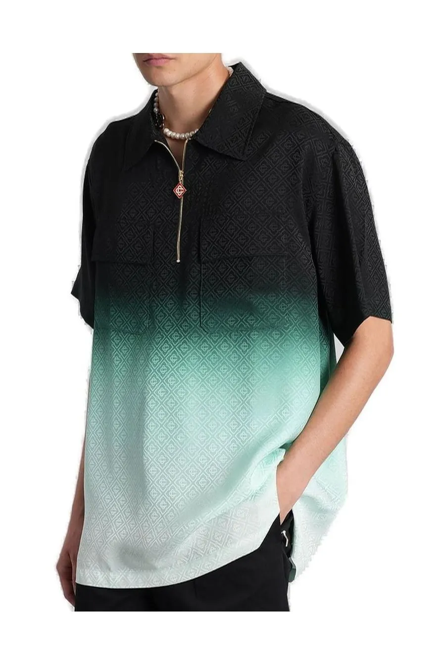 Casablanca Jacquard Polo Shirt