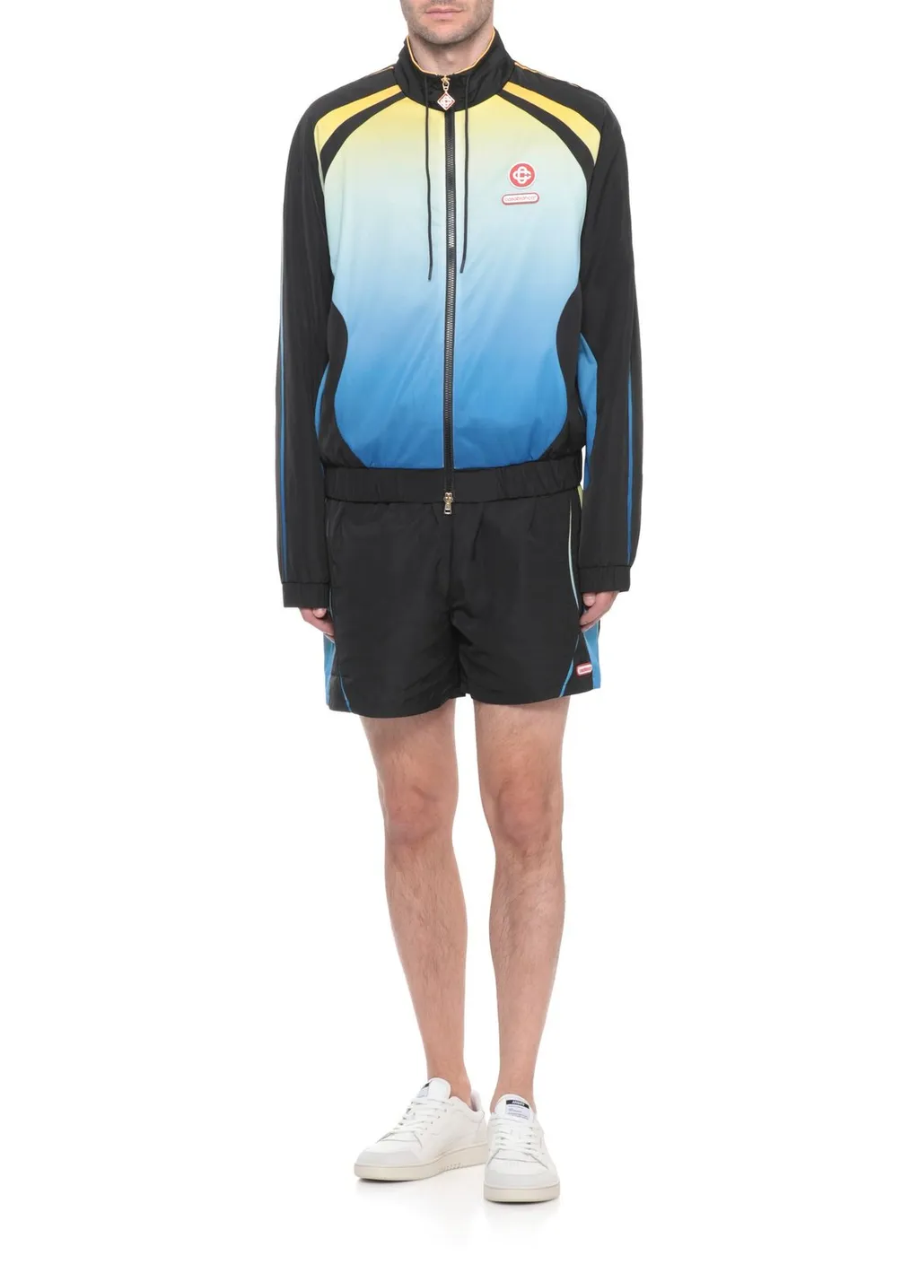 Casablanca Logo Appliqué Zipped Jacket