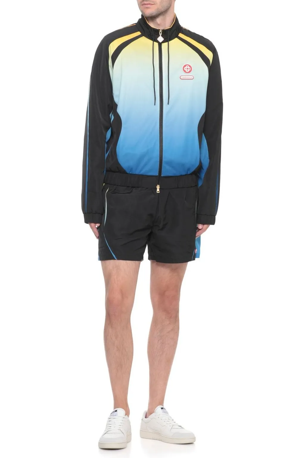 Casablanca Logo Appliqué Zipped Jacket
