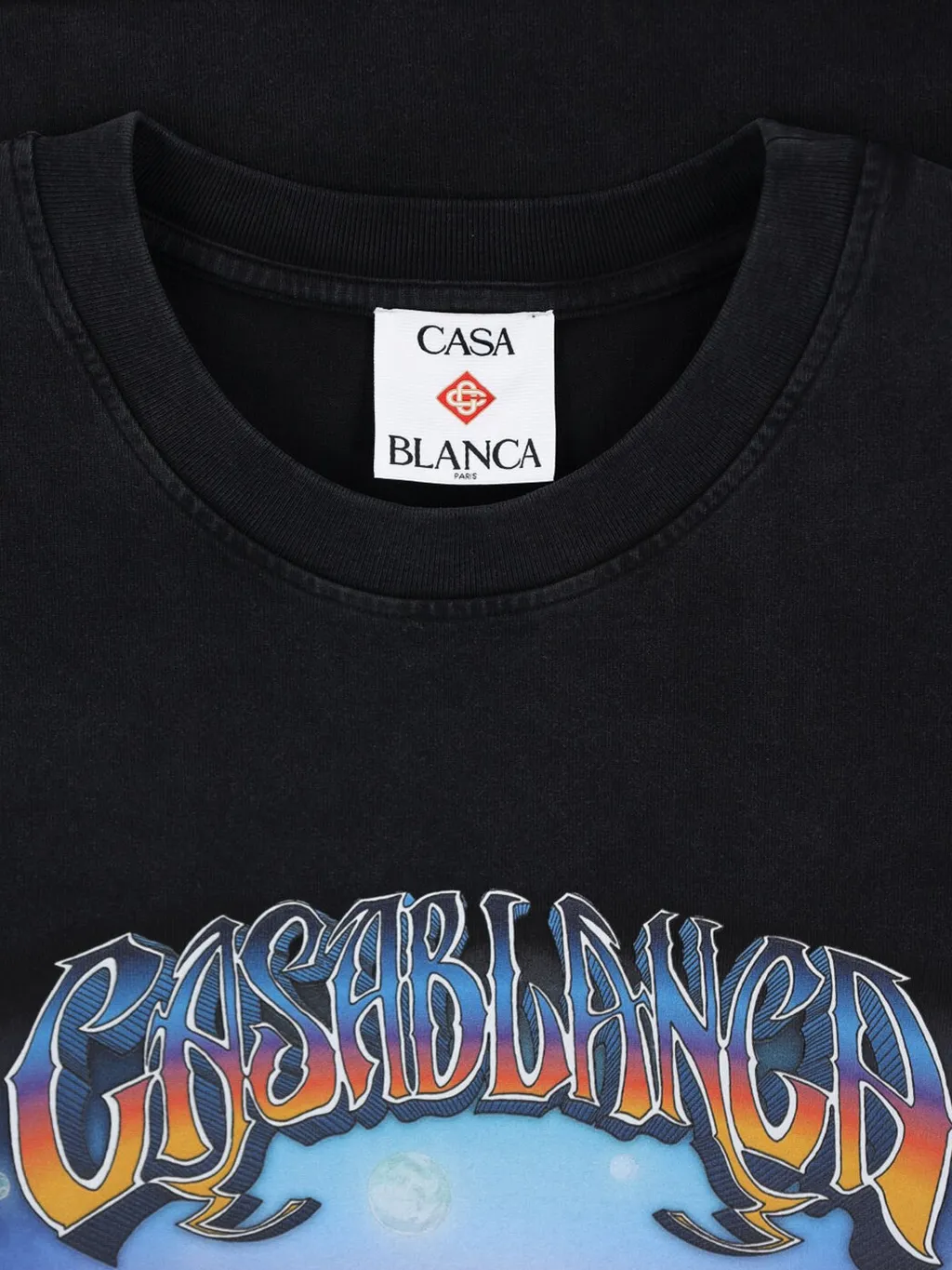 Casablanca Graphic Printed Crewneck T-Shirt