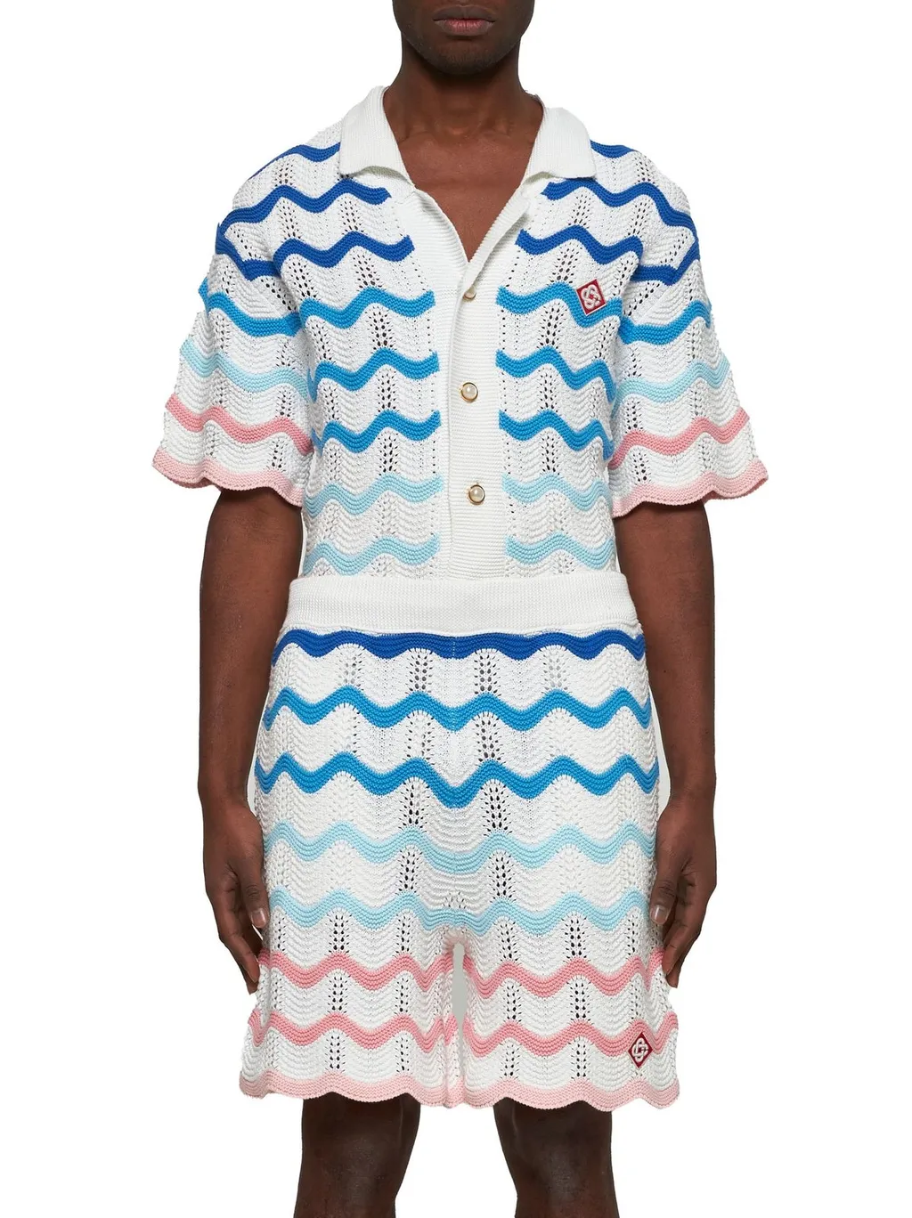 Casablanca Wave Knitted Shorts