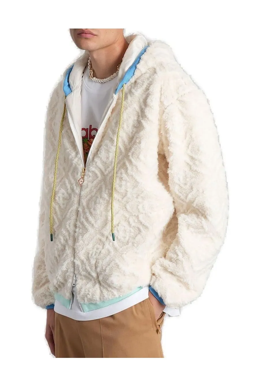 Casablanca Monogram Jacquard Fleece Jacket