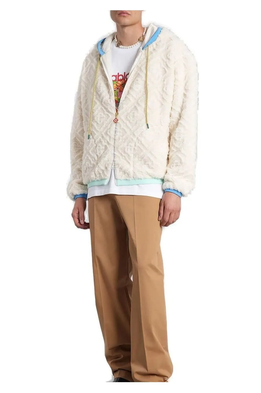 Casablanca Monogram Jacquard Fleece Jacket