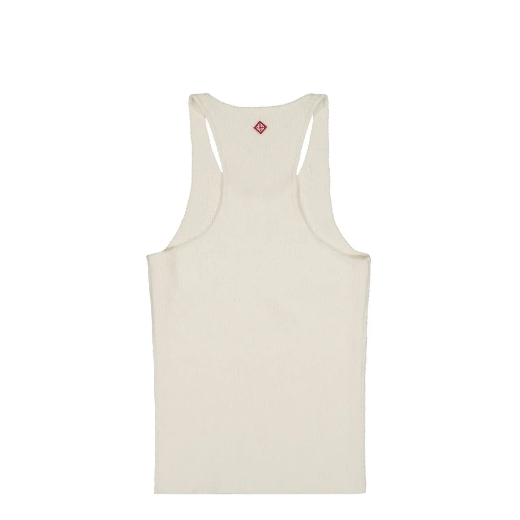 Casablanca Boucle Ribbed Vest