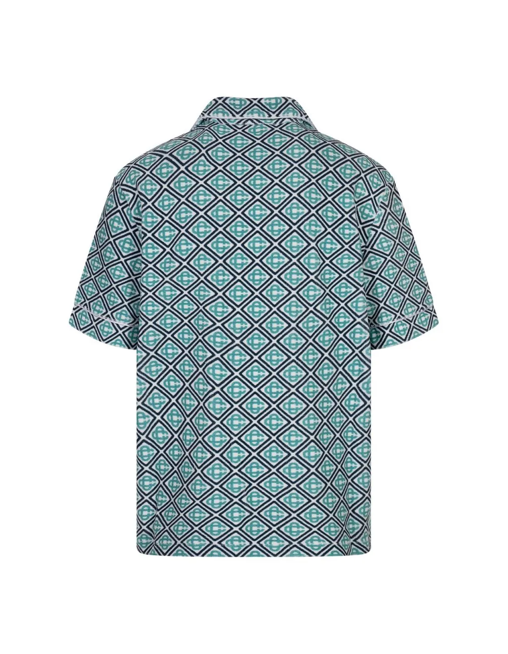 Casablanca Monogram Short-Sleeved Towelled Shirt