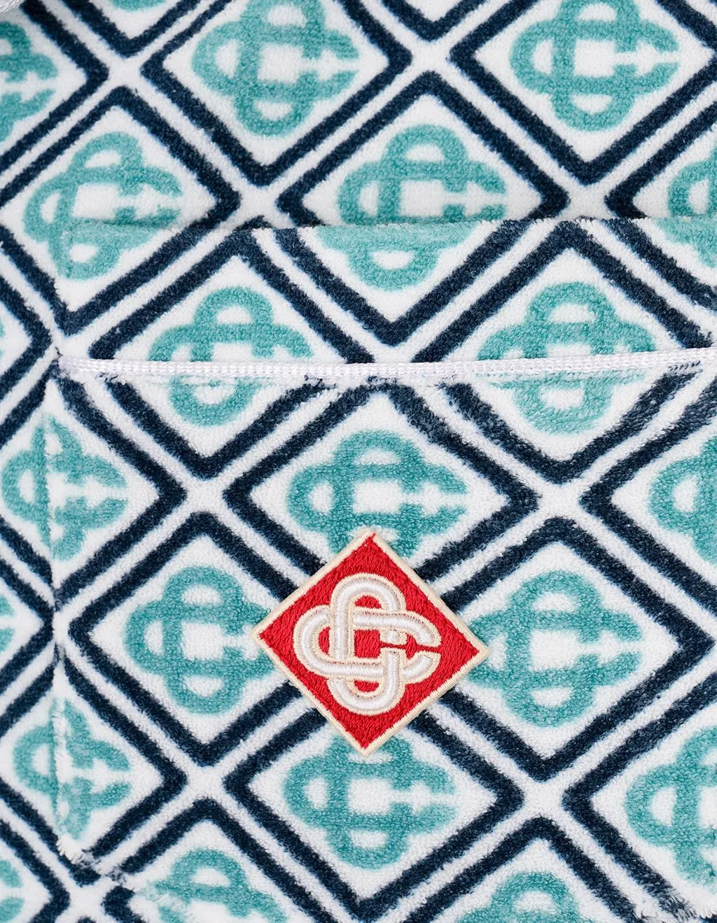 Casablanca Monogram Short-Sleeved Towelled Shirt