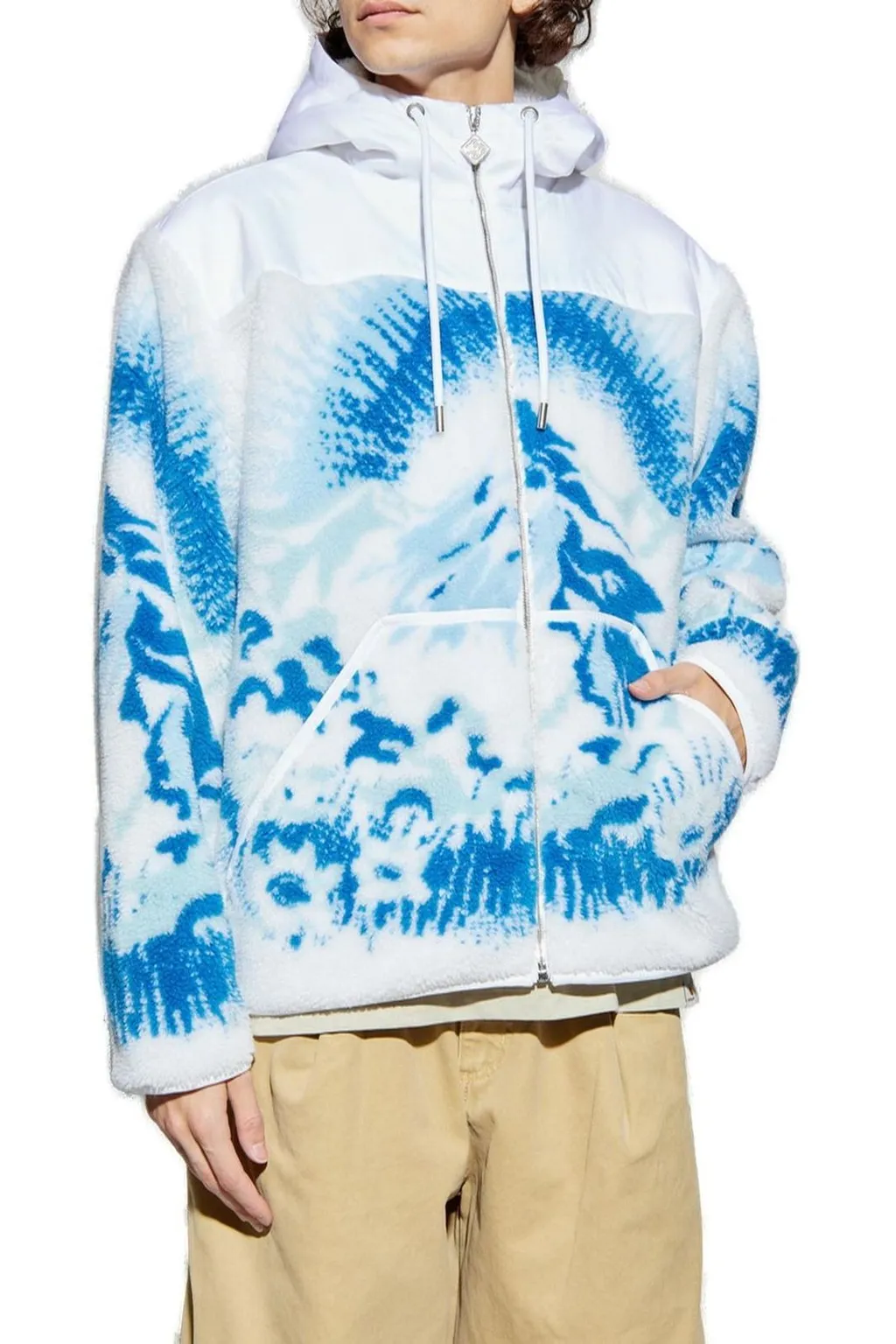 Casablanca Mountain Print Hooded Jacket