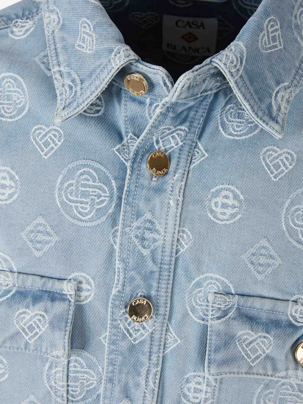 Casablanca Monogram Denim Jacket
