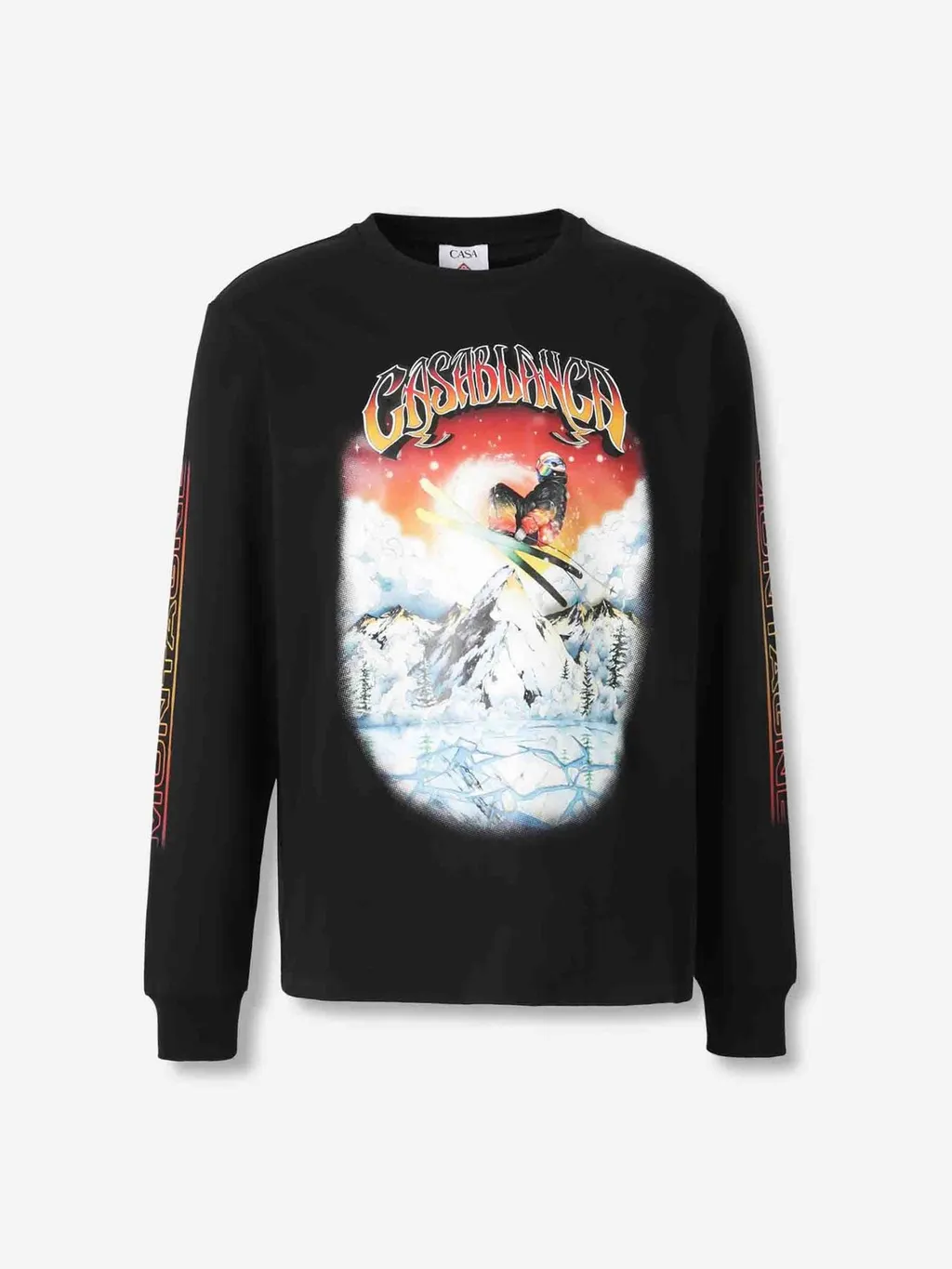 Casablanca Printed Long Sleeve T-Shirt
