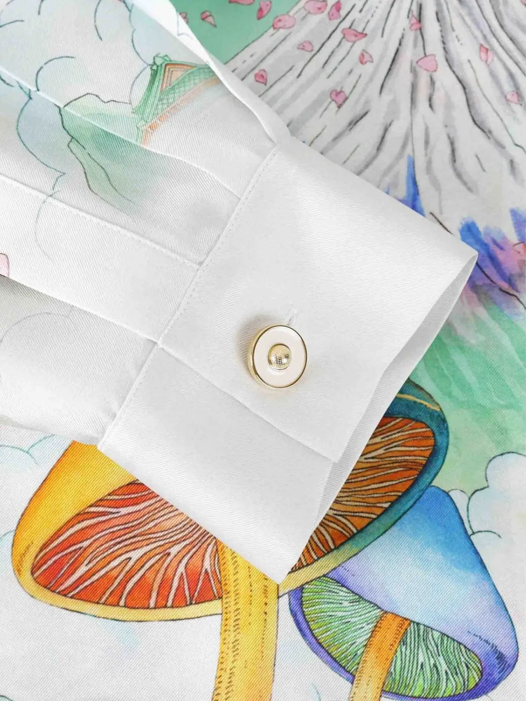 Casablanca Silk Twill Printed Shirt