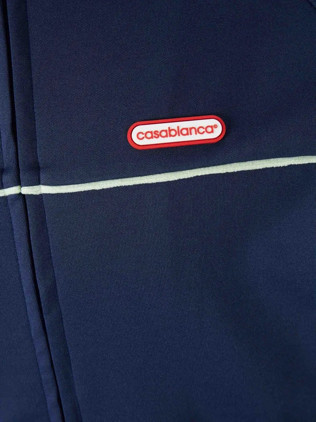 Casablanca Logo Patch Zipper Jacket