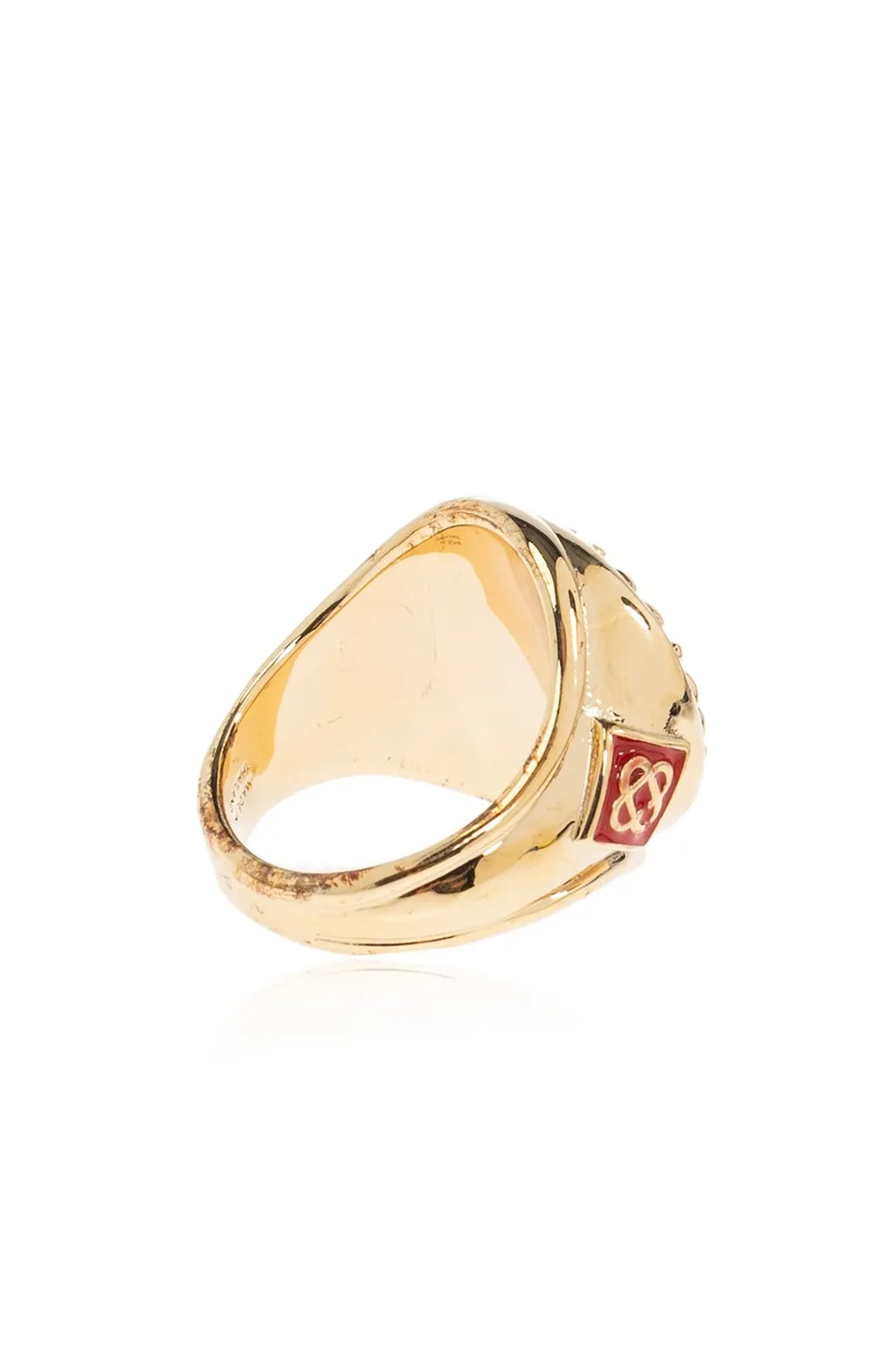 Casablanca Engraved Brass Ring