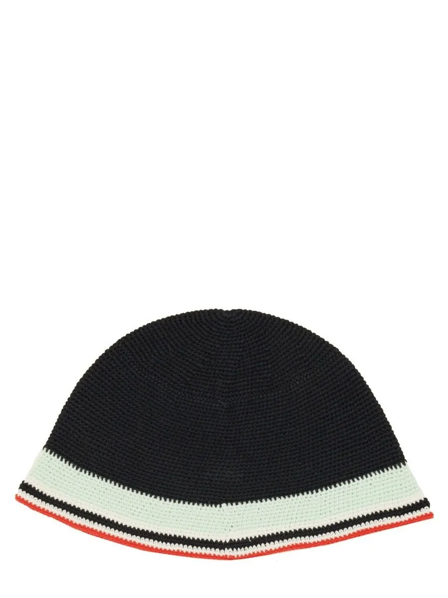 Casablanca Striped Crochet Hat