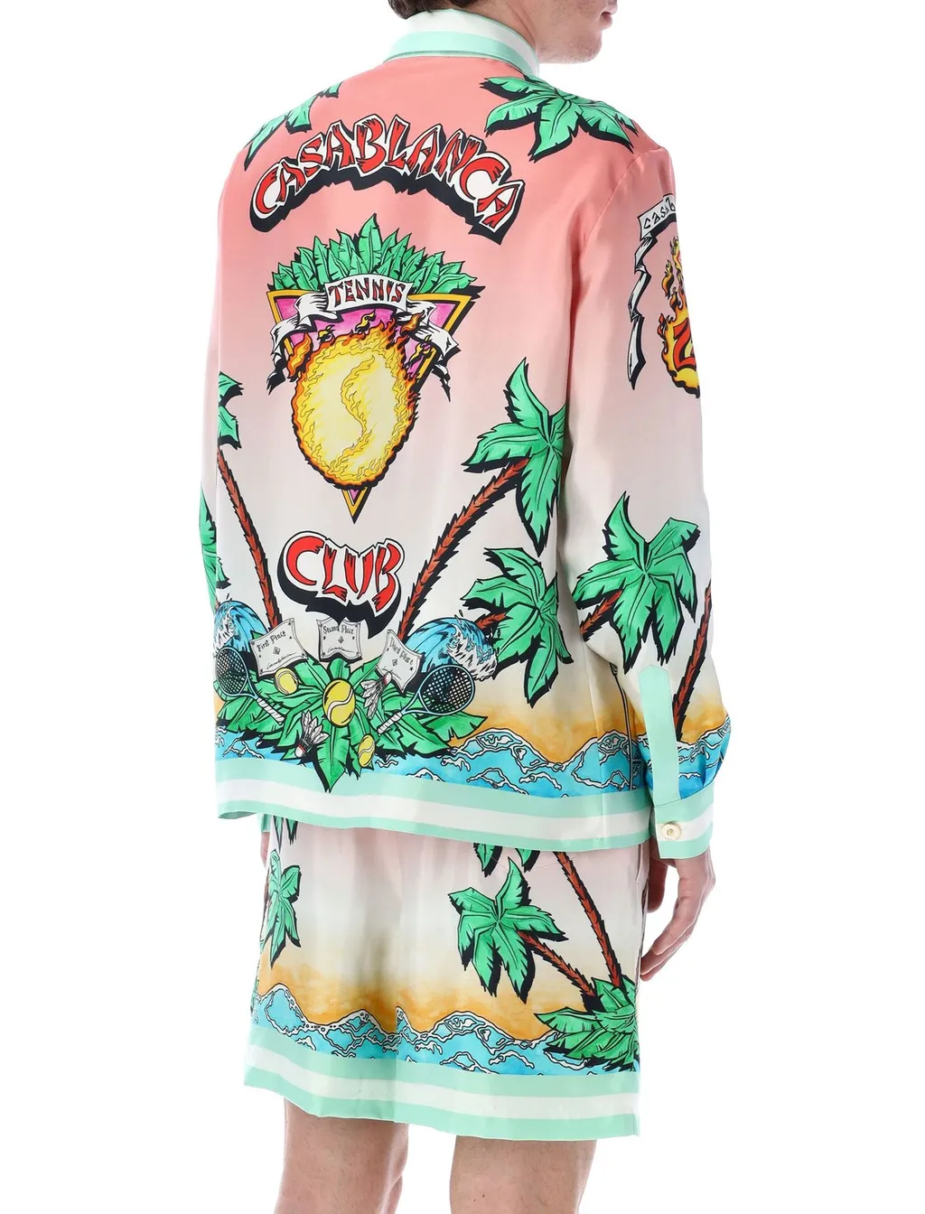 Casablanca Tennis Club Long Sleeve Shirt