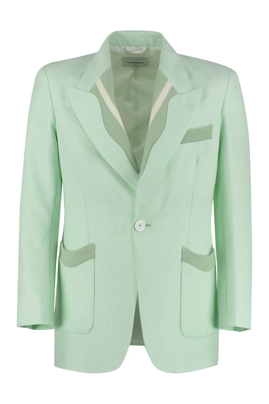 Casablanca Single-Breasted Long-Sleeved Blazer