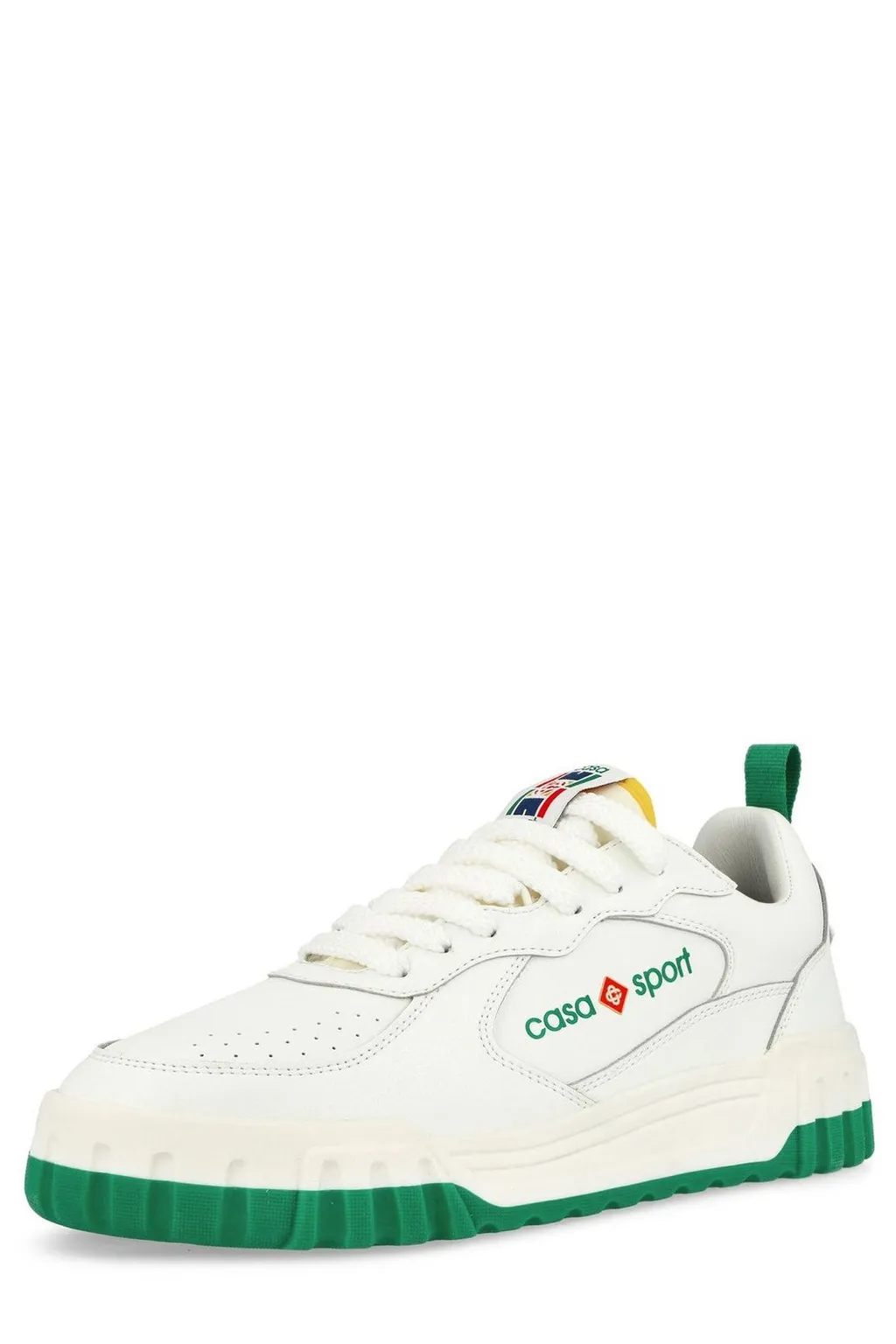Casablanca Court Logo Printed Sneakers