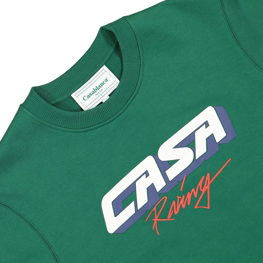 Casablanca Casa Racing 3D Crewneck Sweatshirt