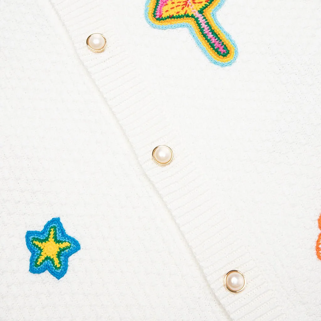 Casablanca Motif Crochet Shirt