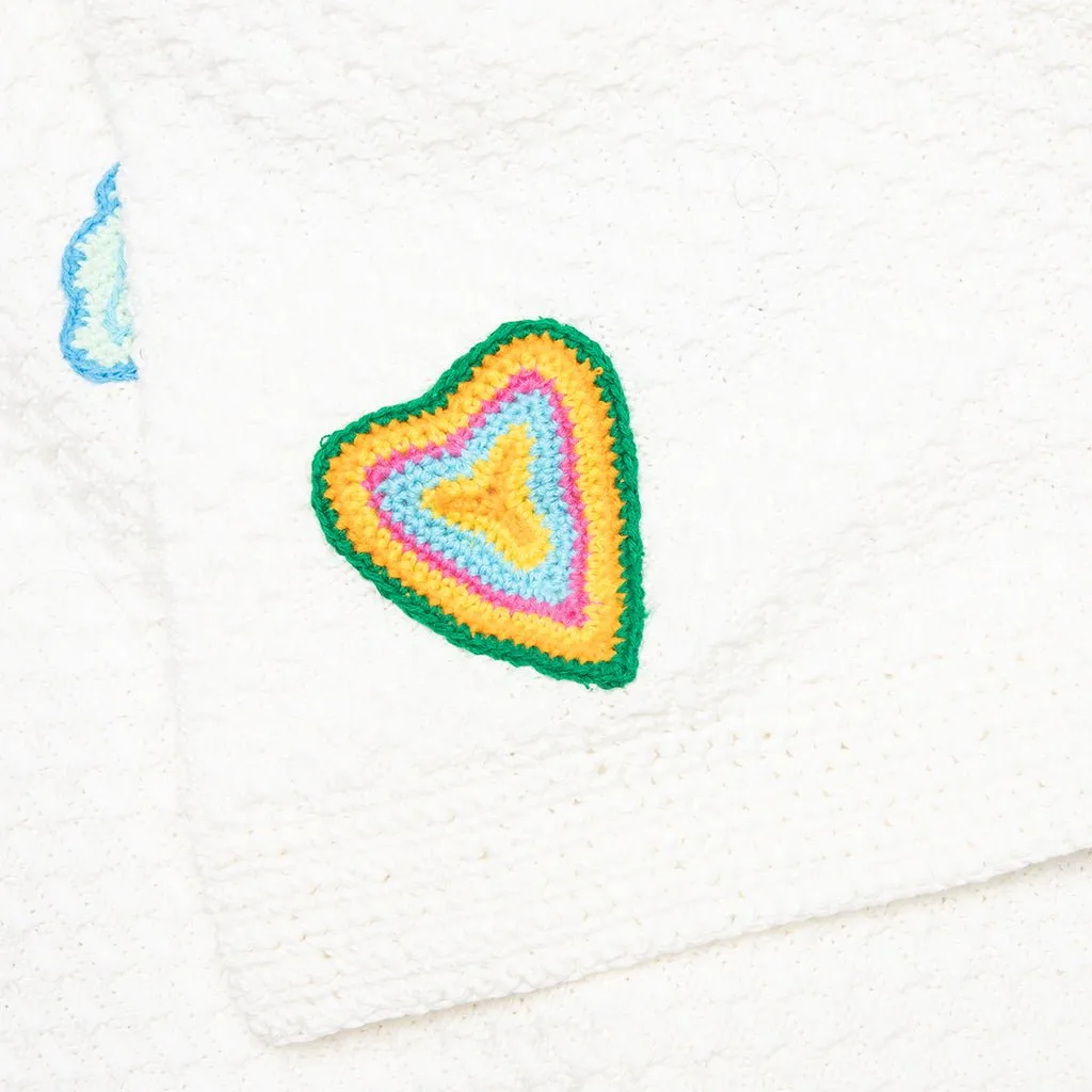 Casablanca Motif Crochet Shirt
