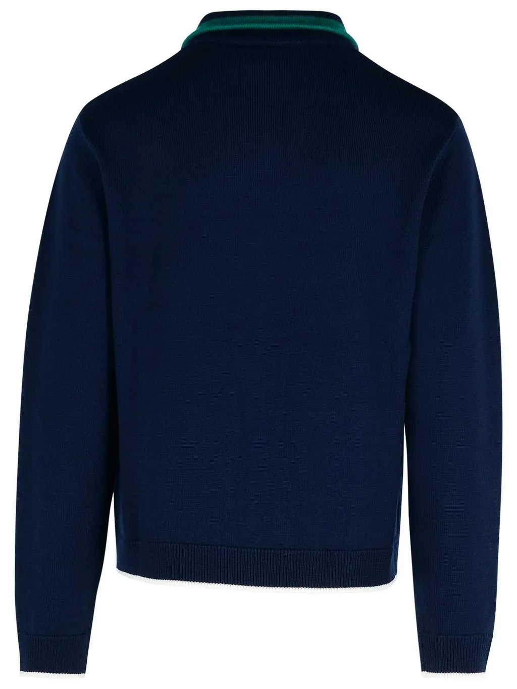 Casablanca Zip-Up Stripe Detailed Sweatshirt