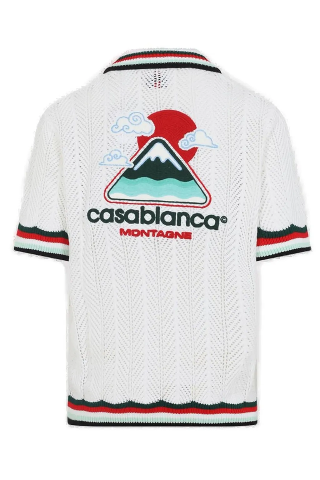 Casablanca Montagne Ondulee Crochet Shirt