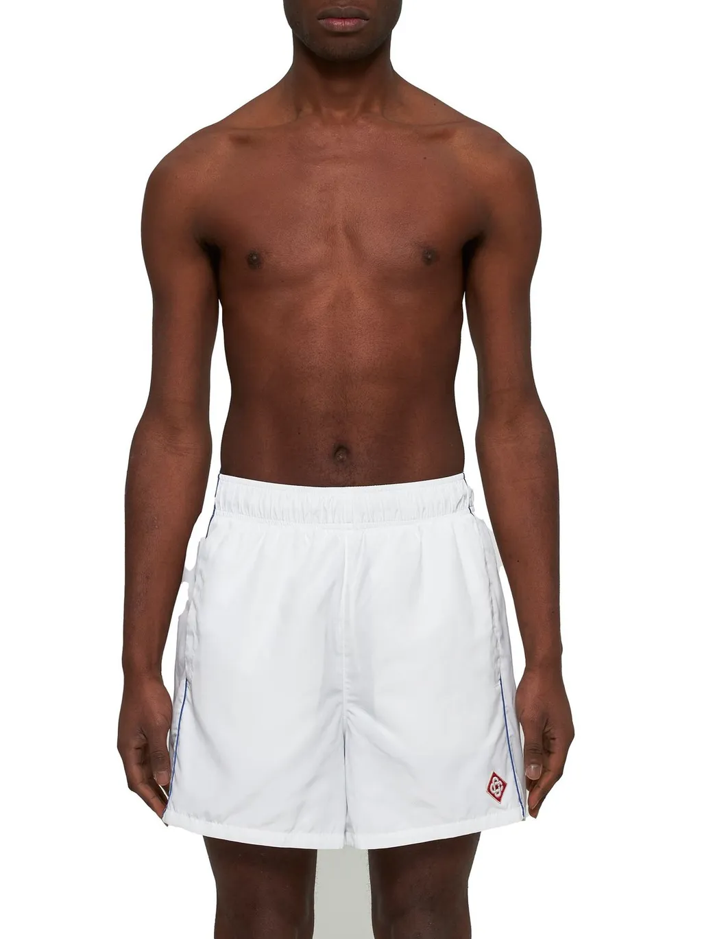 Casablanca Logo Patch Elastic Waist Shorts