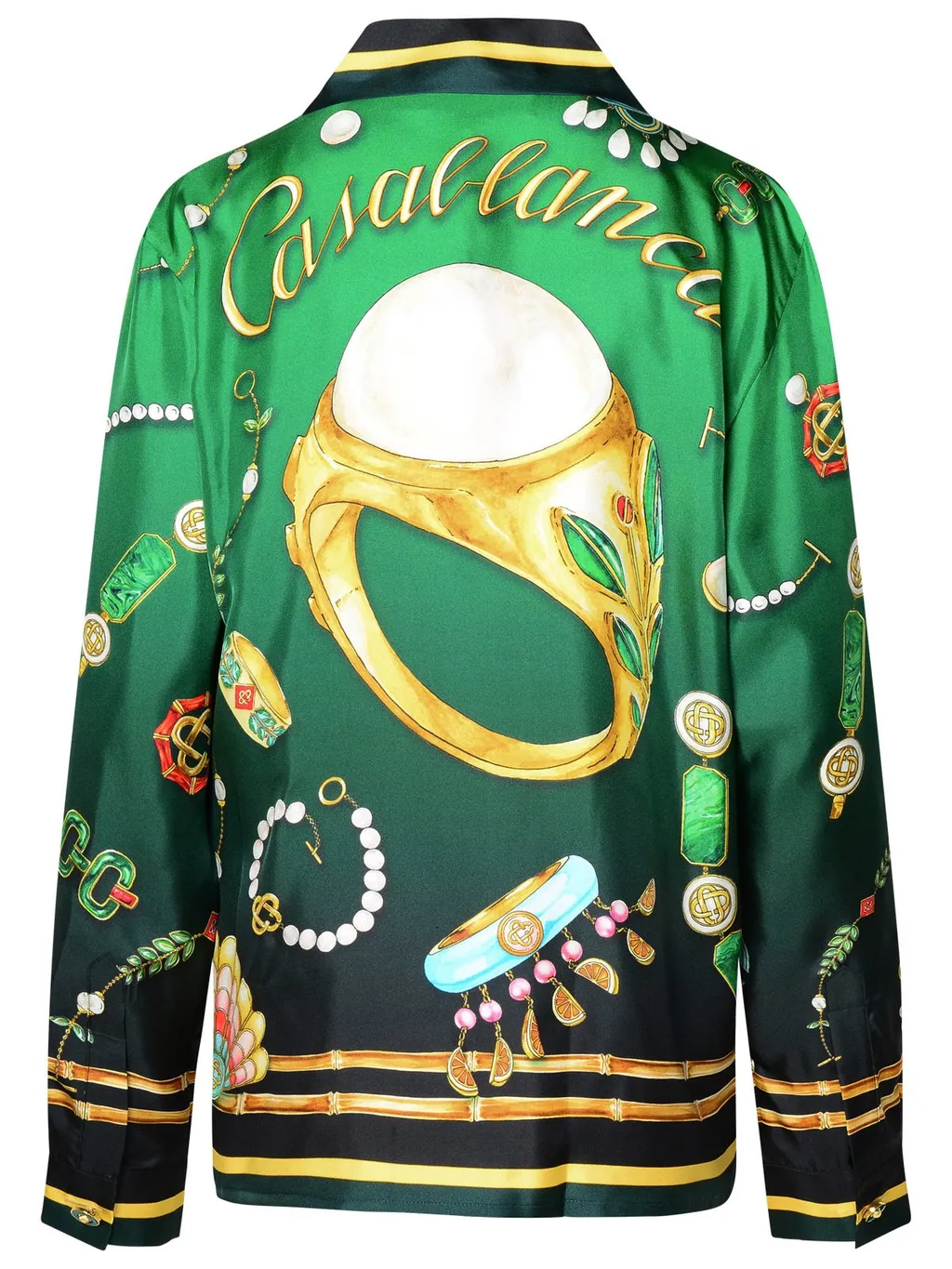 Casablanca Graphic-Print Long-Sleeved Shirt