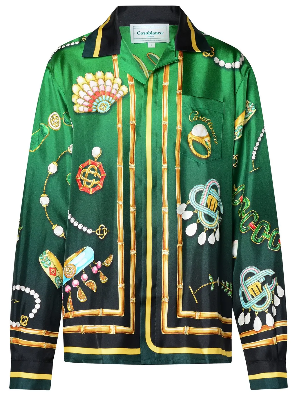 Casablanca Graphic-Print Long-Sleeved Shirt