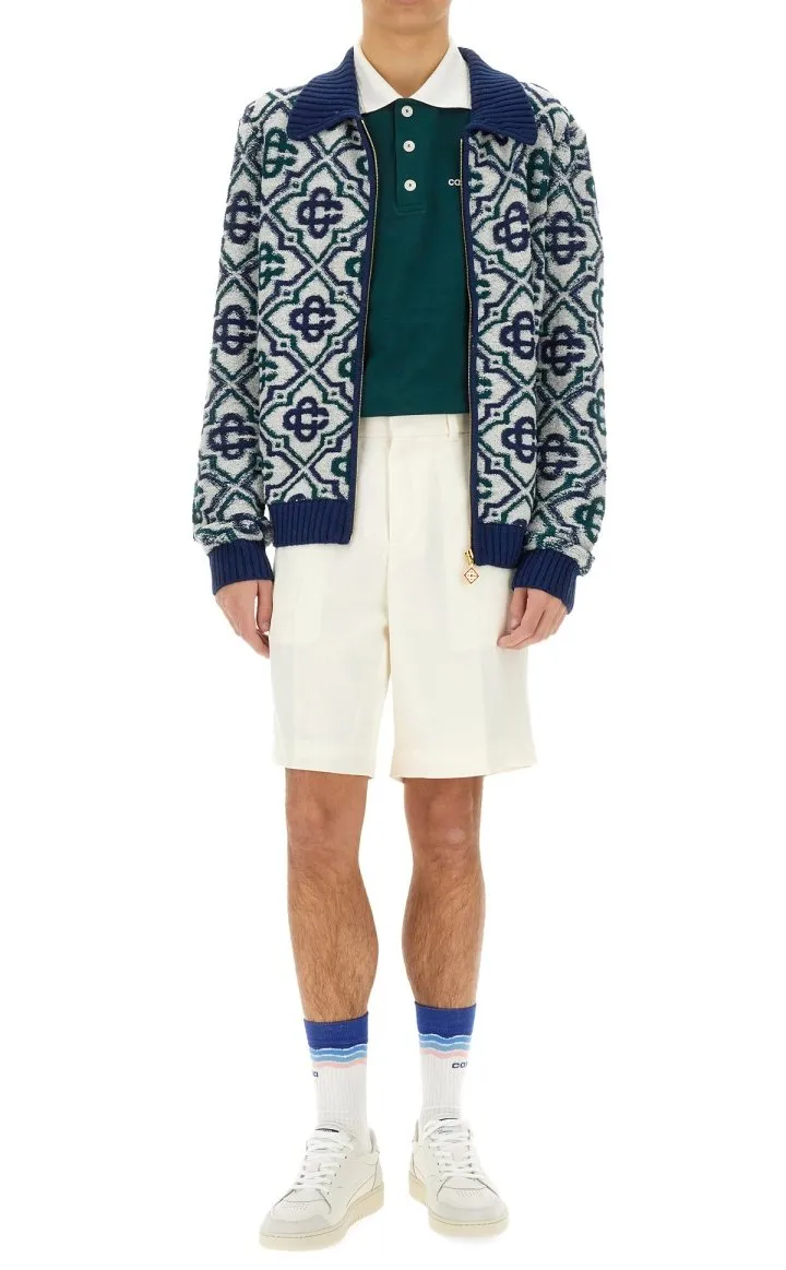 Casablanca Long Sleeve Polo Shirt