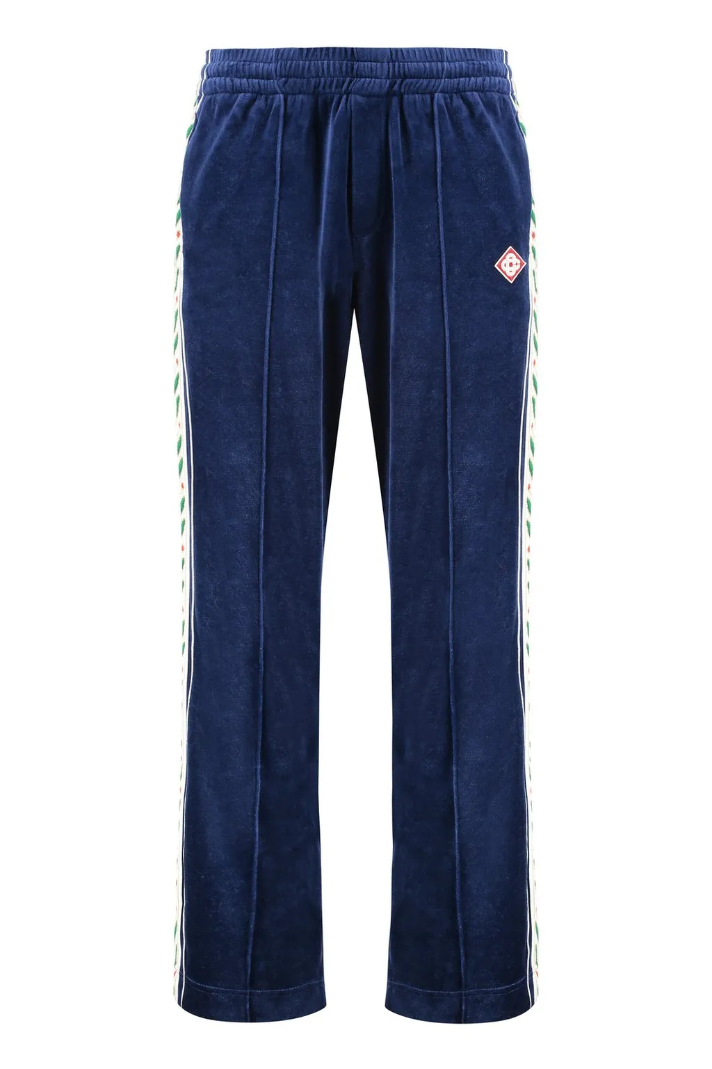 Casablanca Heart Monogram Mid-Rise Track Pants