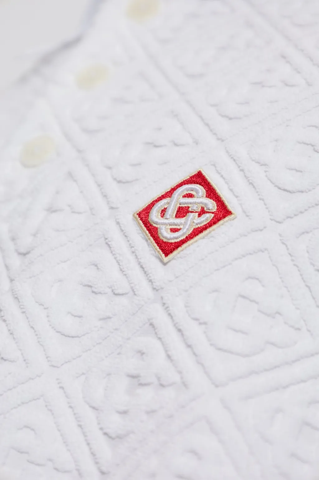 Casablanca Embroidered Logo Polo Shirt