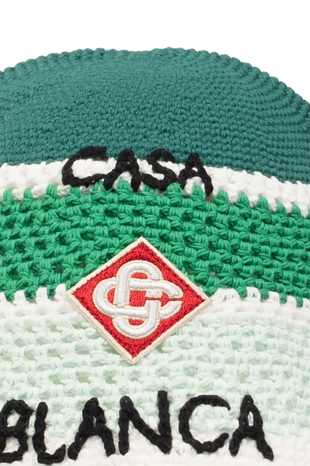Casablanca Logo Embroidered Knitted Hat