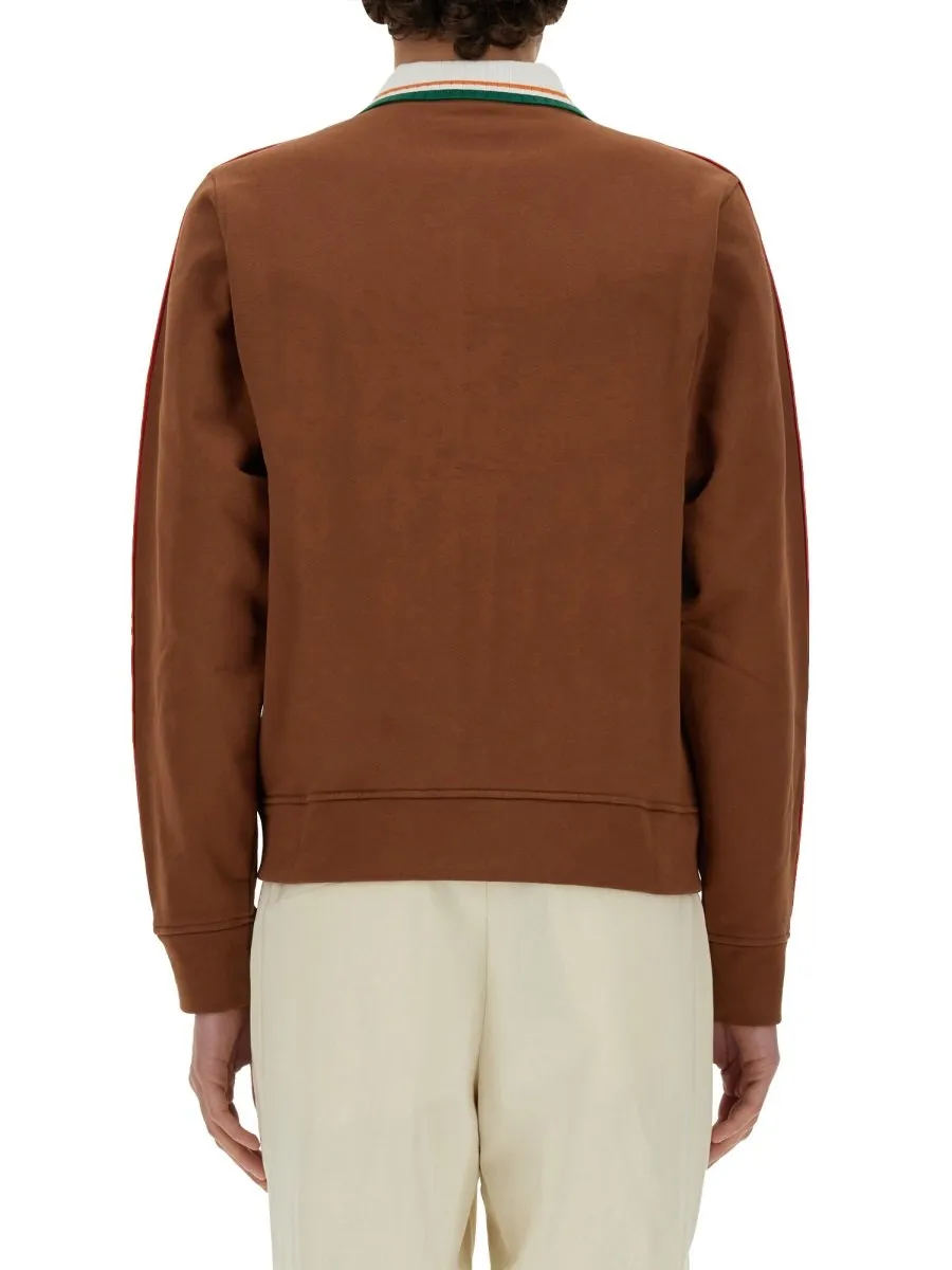 Casablanca Laurel Zip Up Sweatshirt