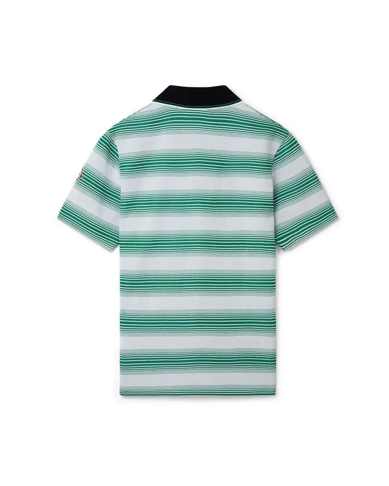 Casablanca Gradient Striped Polo Shirt