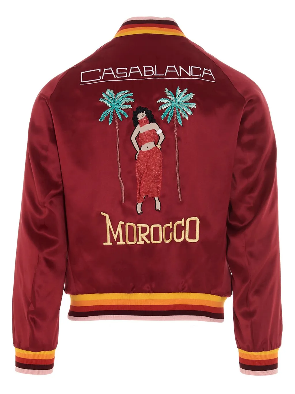 Casablanca Graphic Embroidered Bomber Jacket