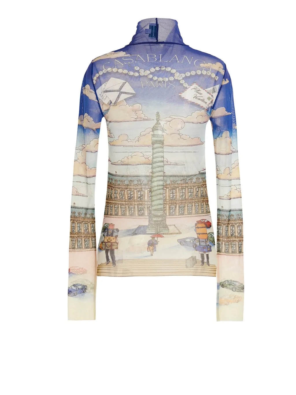 Casablanca Allover Printed Slim Fit Top