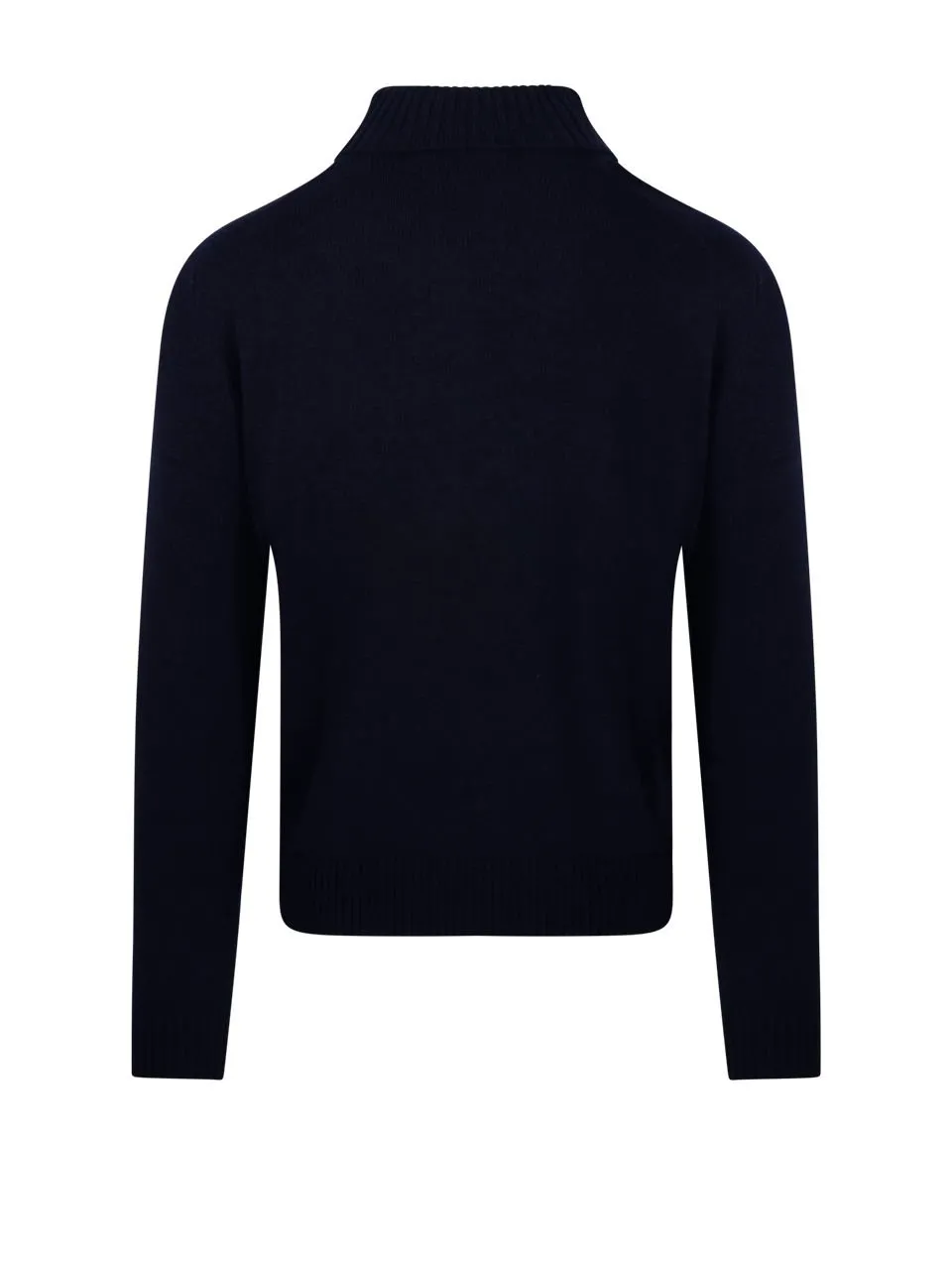 Cashmere Company Ribbed Turtleneck Sweater