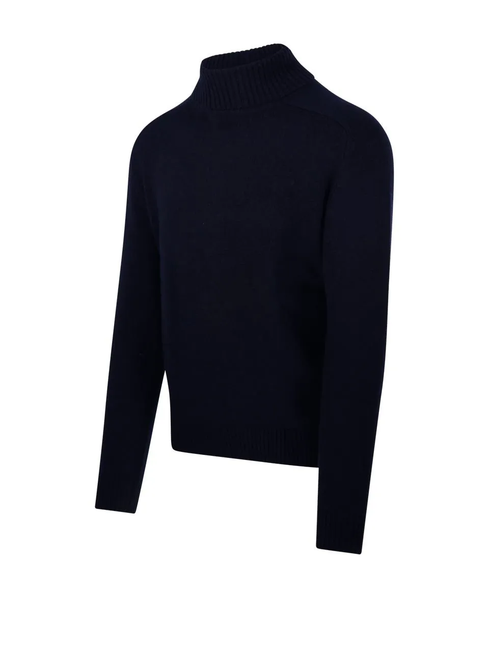 Cashmere Company Ribbed Turtleneck Sweater