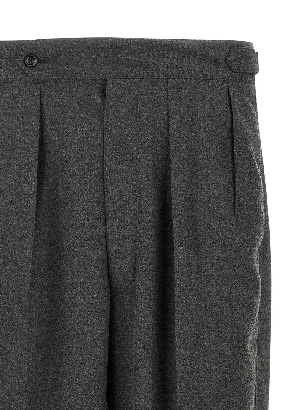 Cellar Door Rowan Pleated Straight-Leg Pants