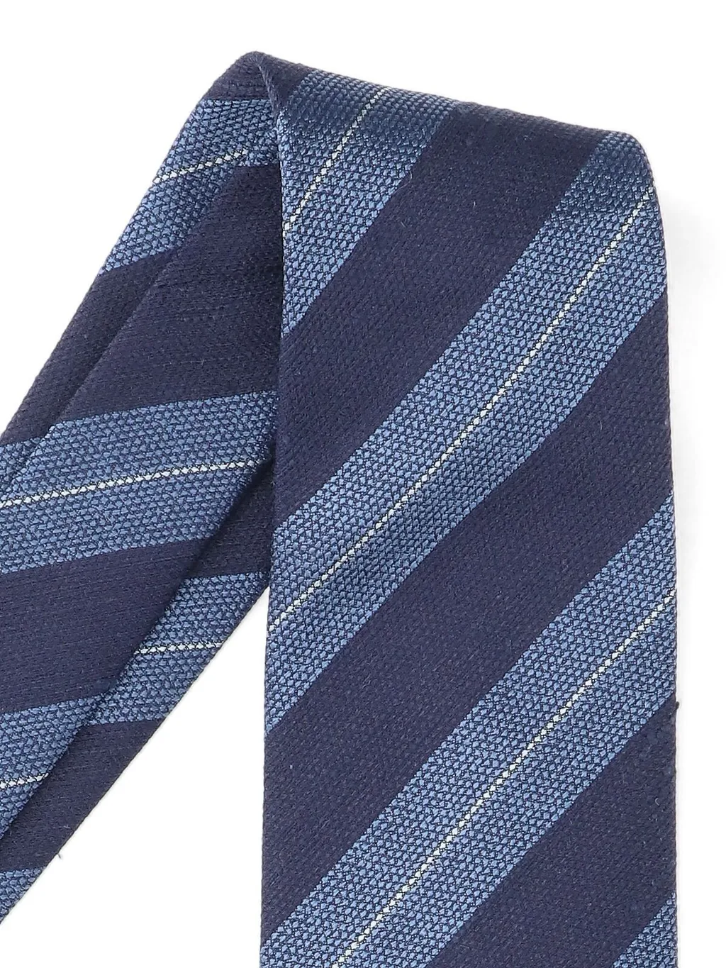 Cesare Attolini Striped Pointed Toe Tie