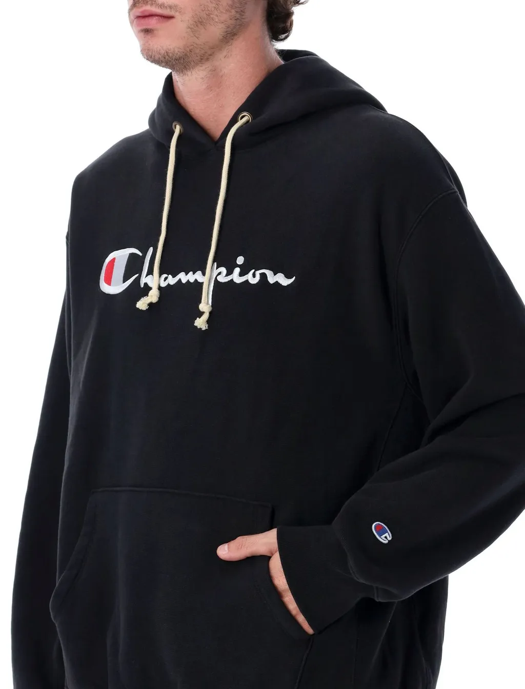Champion Reverse Weave Logo Hoodie