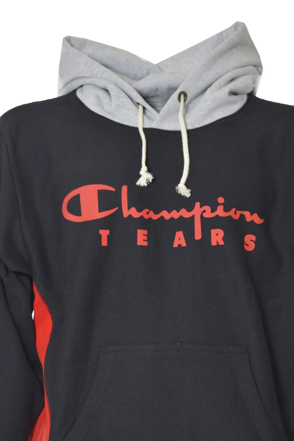 Champion Tears Colour Blocked Drawstring Hoodie