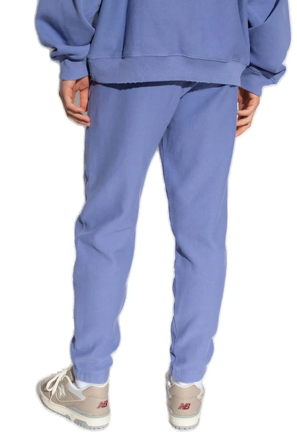 Champion Logo Patch Tapered Drawstring Track Pants