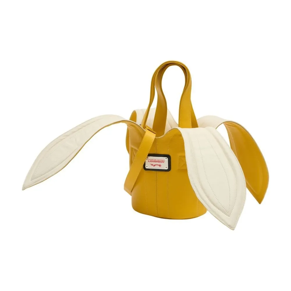 Charles Jeffrey Loverboy Banana Clutch Bag