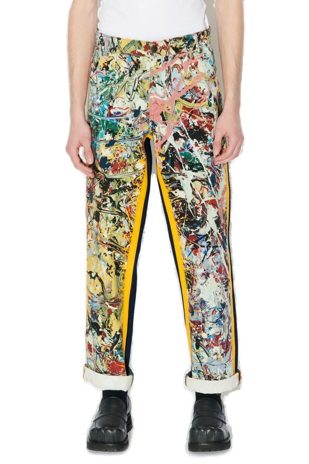 Charles Jeffrey Loverboy Art Straight Denim Jeans