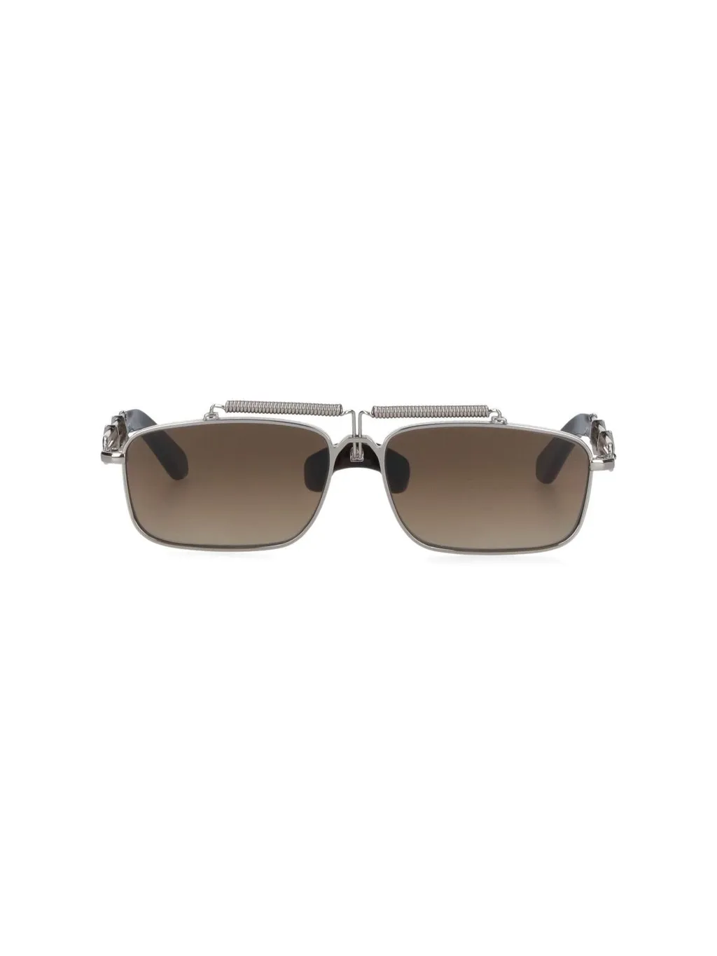 Chimi Rectangle-Frame Bridge Detail Sunglasses
