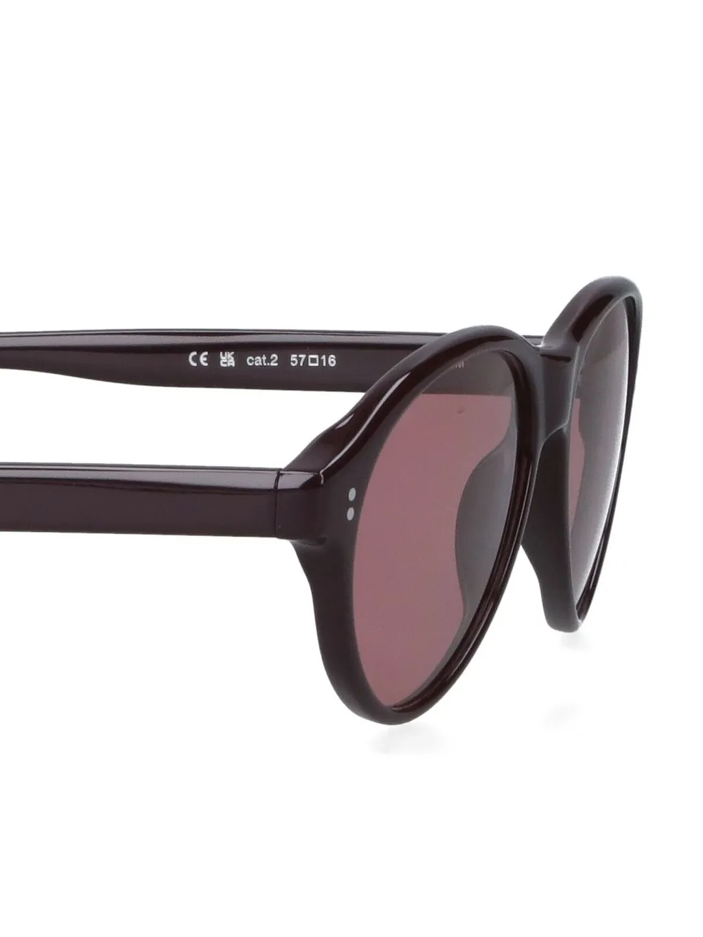Chimi Tome Oval-Frame Nose Pads Sunglasses