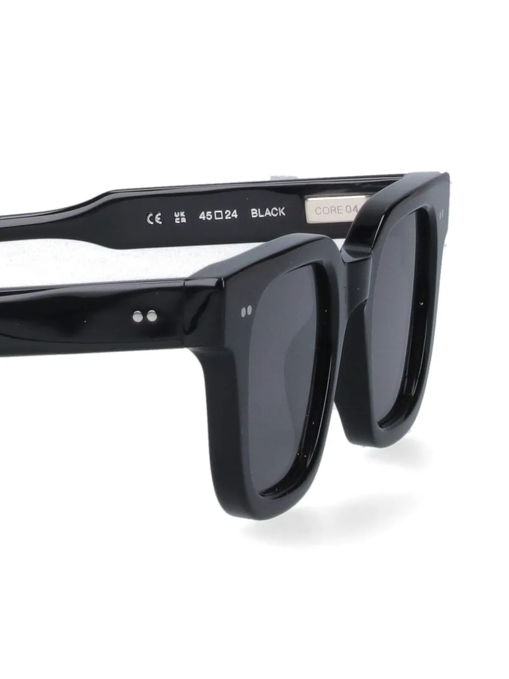 Chimi Square Frame Curved Tip Sunglasses