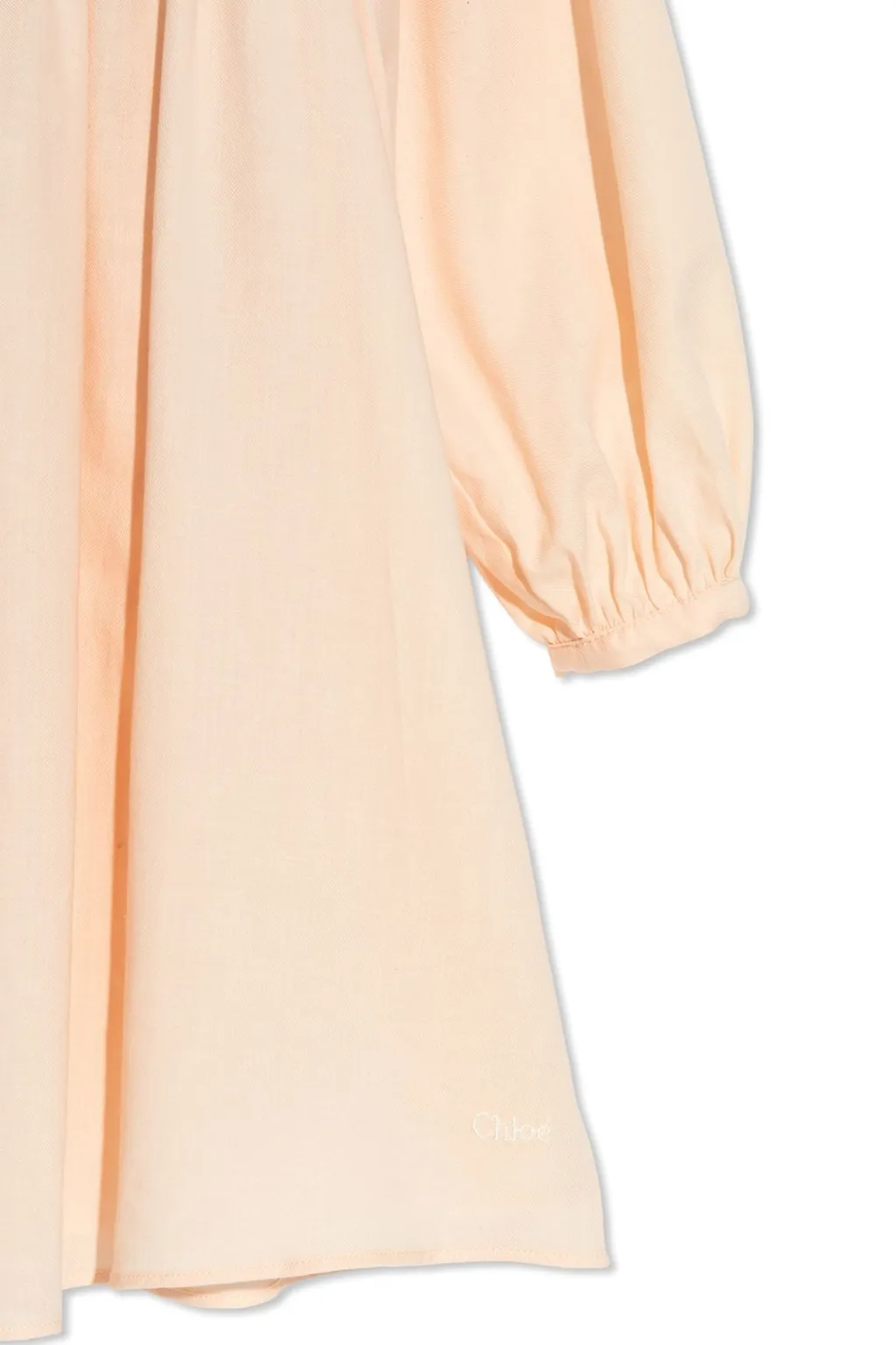 Chloé Kids Long Sleeved Ruffled Layered Dress