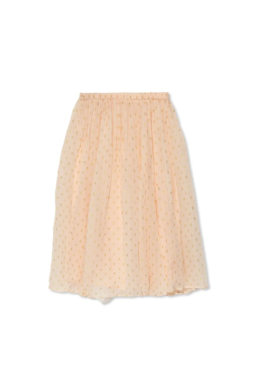 Chloé Kids Sequin Embellished Mid Length Tulle Skirt